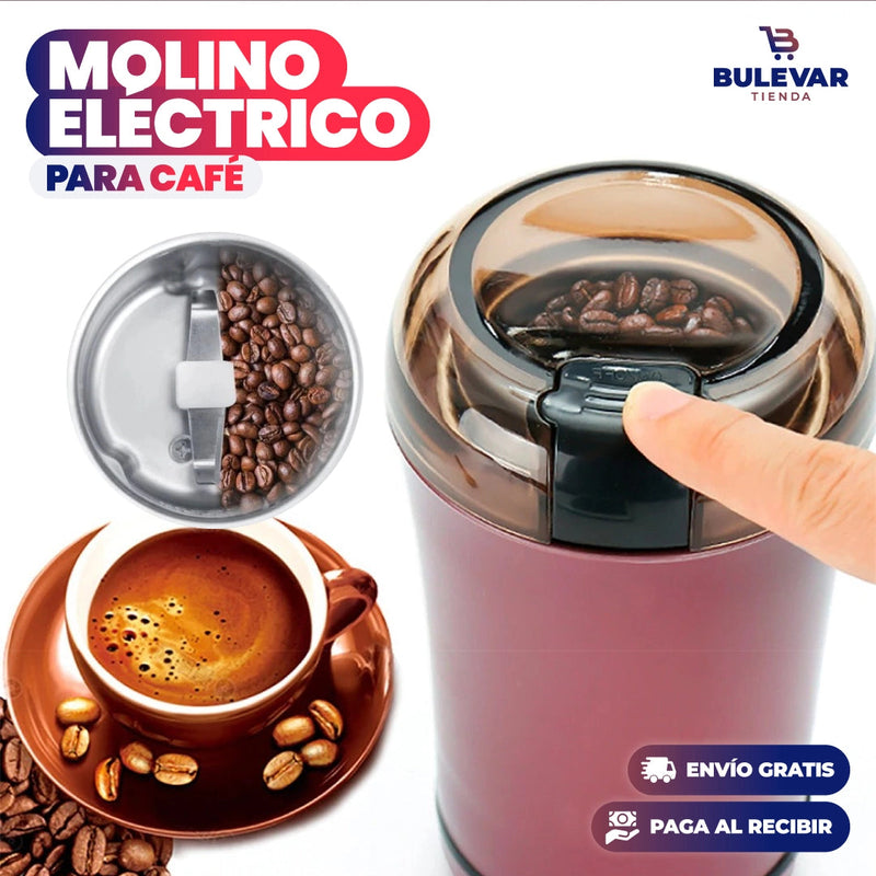 MOLINILLO ELÉCTRICO PARA CAFÉ Y GRANOS