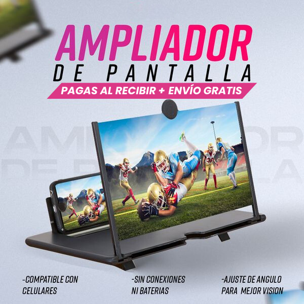 AMPLIADOR DE PANTALLA TIPO LUPA PARA CELULAR