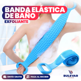 BANDA EXFOLIANTE DE SILICONA PARA EL BAÑO