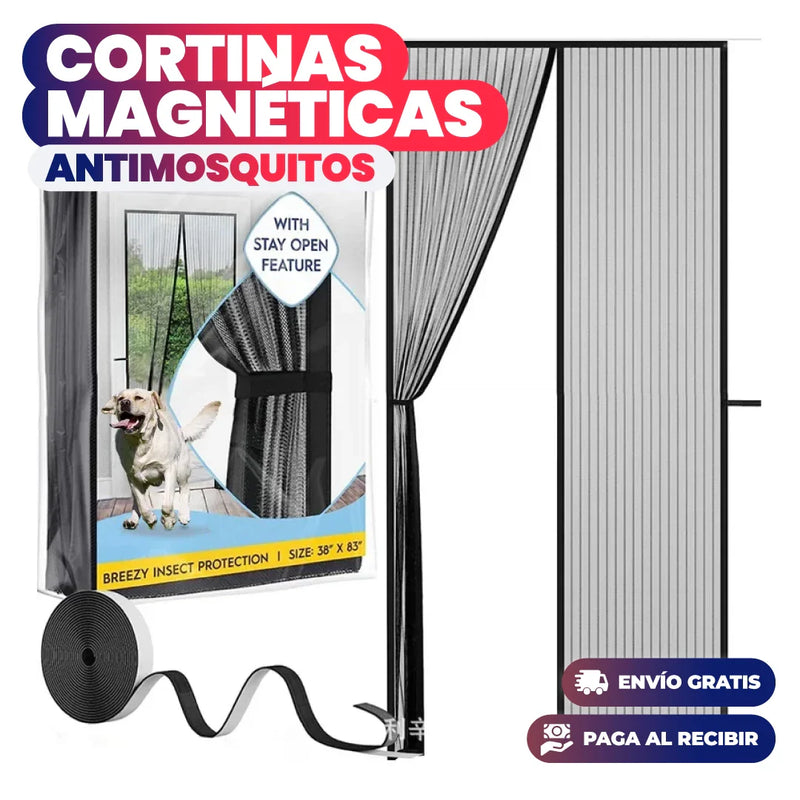 CORTINA DE PUERTA MAGNÉTICA ANTIMOSQUITOS