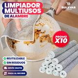 LIMPIADOR TOALLA MULTIUSOS DE ALAMBRE PROMO X10