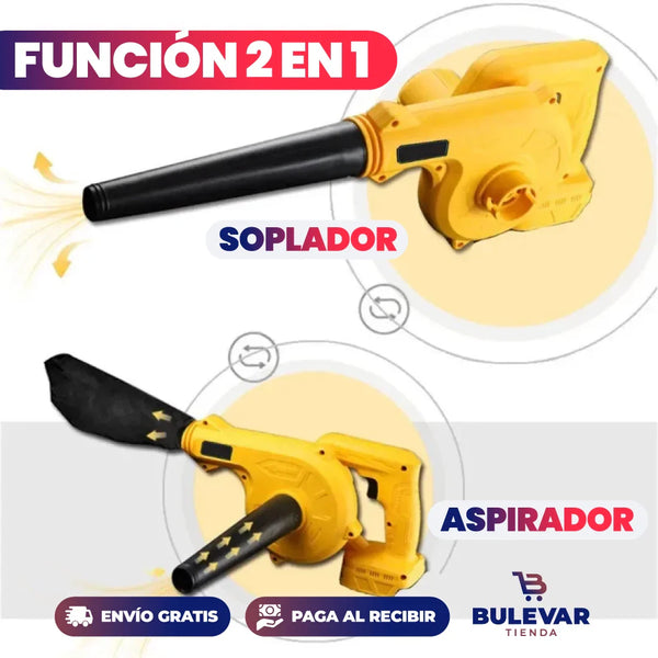 SOPLADOR Y ASPIRADOR 2 EN 1 INALÁMBRICO