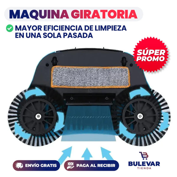 MÁQUINA BARREDORA GIRATORIA