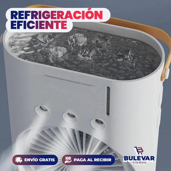 AIRE ACONDICIONADO VENTILADOR DE PULVERIZACIÓN PORTÁTIL