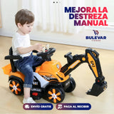 EXCAVADORA ELÉCTRICA DE JUGUETE PARA NIÑOS