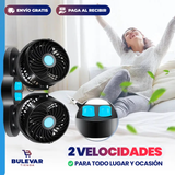 VENTILADOR DE DOBLE CABEZA PARA VEHÍCULO 🚗