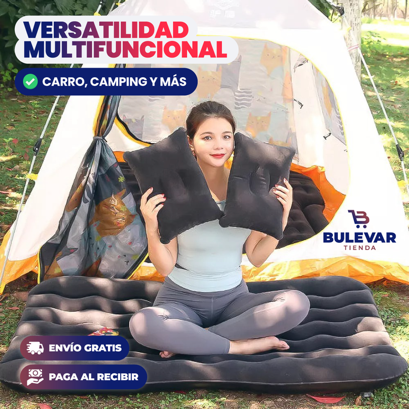 COLCHÓN INFLABLE PARA CARRO Y CAMPING