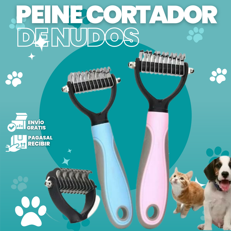 CEPILLO CORTADOR DE NUDOS PARA MASCOTAS