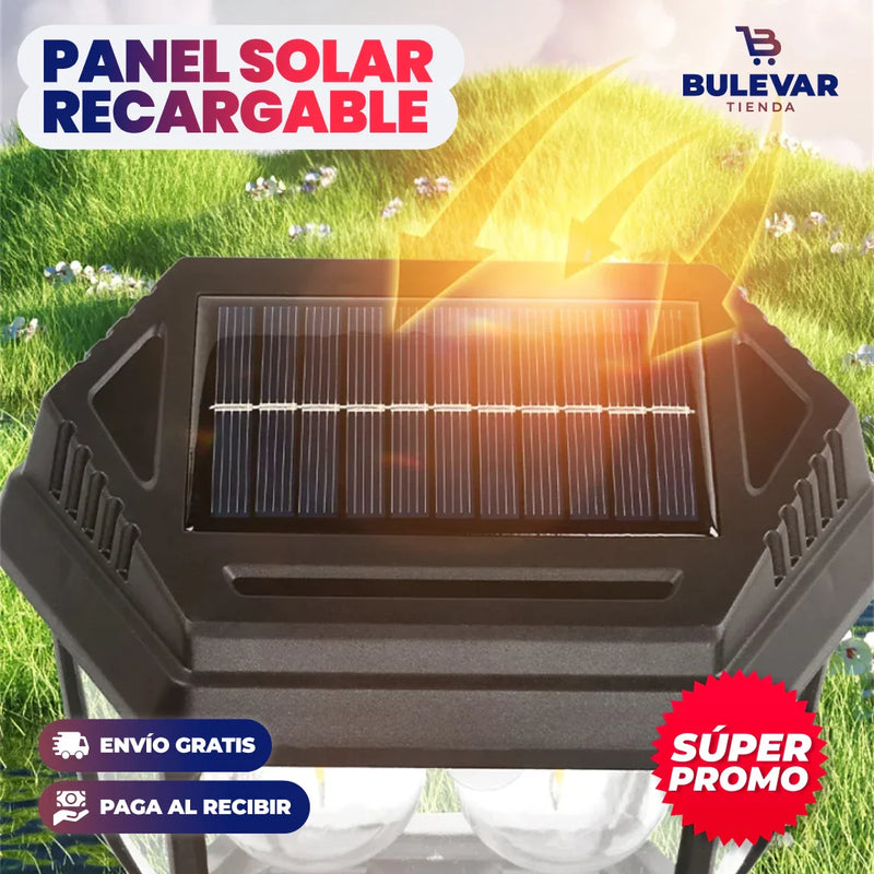 LÁMPARA SOLAR DE PARED CON SENSOR DE MOVIMIENTO