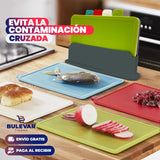 SET DE 4 TABLAS DE PICAR EN LA COCINA