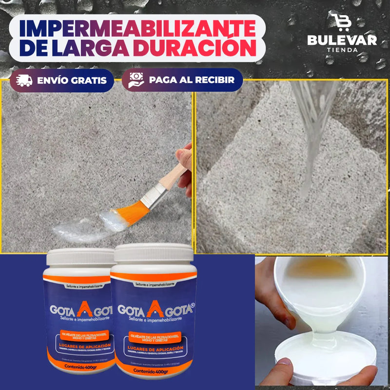 SELLANTE IMPERMEABILIZANTE GOTA A GOTA 400g