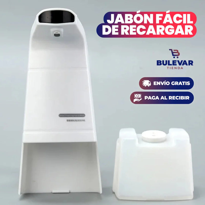 DISPENSADOR DE JABÓN EN ESPUMA AUTOMÁTICO