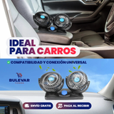 VENTILADOR DE DOBLE CABEZA PARA VEHÍCULO 🚗