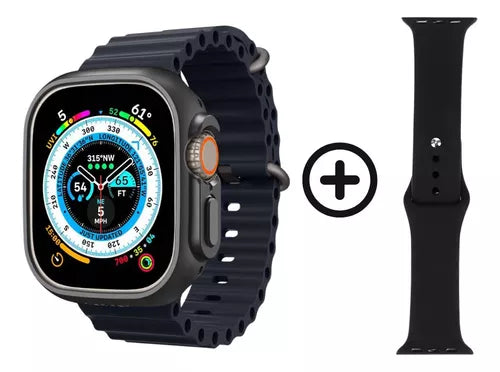 Smartwatch Ultra Negro + 1 correa gratis