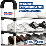 ZAPATERO DE ACERO INOXIDABLE, ORGANIZADOR DE ALMACENAMIENTO